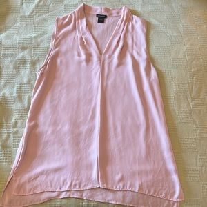 Ann Taylor career blouse pink size M